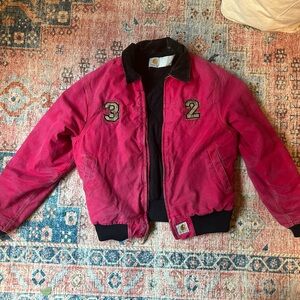 Vintage Carhartt Red and Black Jacket - Rare Garments